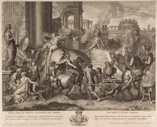 Alexander the Great Enters Babylonia